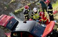 Accident grav cu un cvadriciclu electric în Davidești. Șoferul avea o alcoolemie de 0,77 mg/l