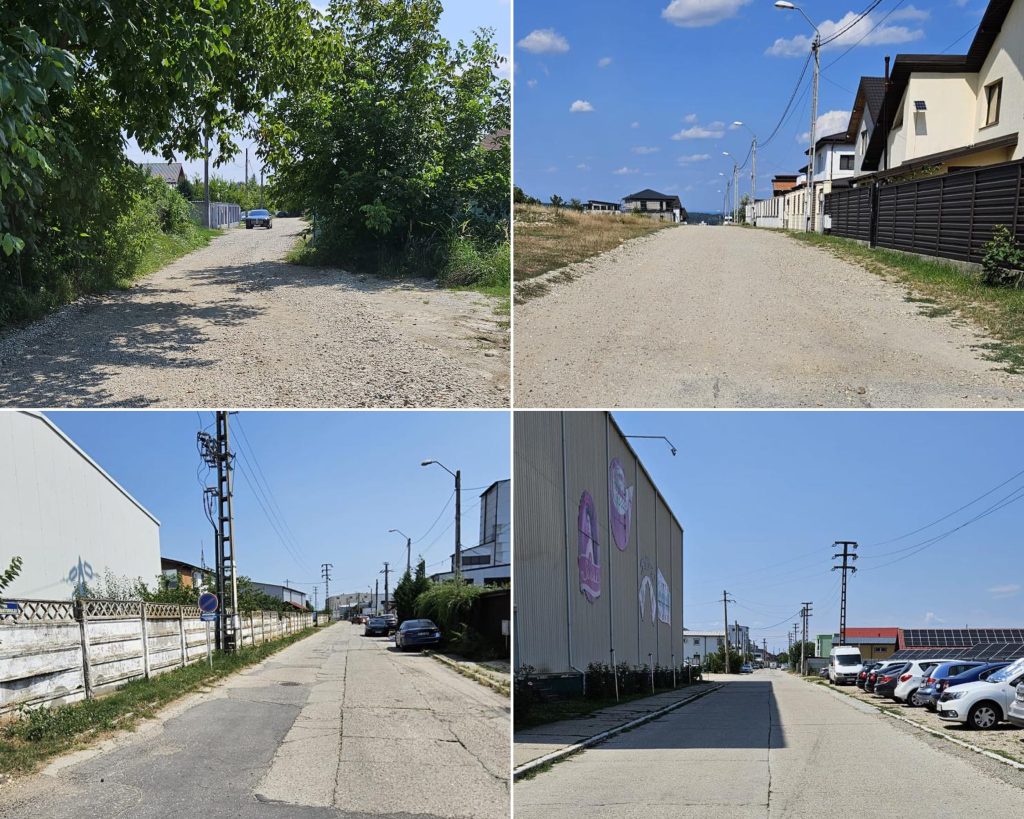 Poza pentru articolul Încă șapte străzi de pământ din Pitești vor fi asfaltate