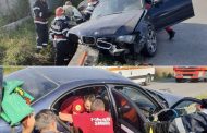 Accident grav în Argeș! Un șofer băut a pierdut controlul și s-a izbit de un cap de pod