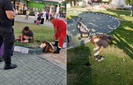 Scene șocante în centrul Piteștiului! Polițiștii locali au intervenit de urgență