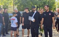 Imagini sfâșietoare la înmormântarea lui Constantin Covaciu. Adrian Ropotan, prima apariție publică după tragedia de la Câmpulung