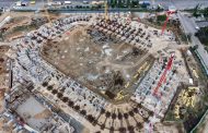 Noul Stadion „Nicolae Dobrin” din Pitești, tot mai aproape de forma finală. Structura, gata până la sfârșitul anului 2026