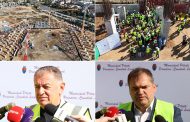Moment deosebit la noul stadion „Nicolae Dobrin”: capsula timpului, îngropată pentru 2056. Ministrul Cseke Attila, prezent la eveniment