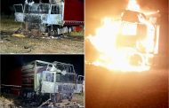 Incendiu la un autocamion, în Argeș. Pompierii au intervenit de urgență
