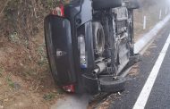 Accident grav în Argeș! Mașină răsturnată, o femeie a fost transportată la spital